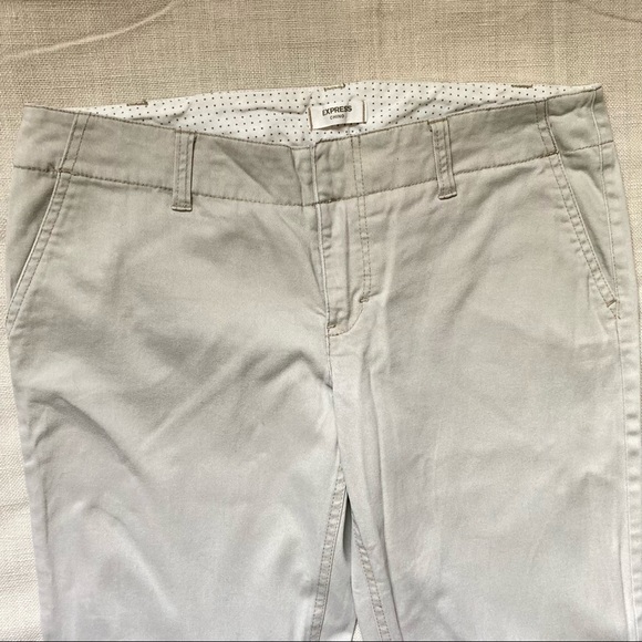 Express Studio Boot Cut Celine Khaki Pants Vintage Y2K - Picture 3 of 8